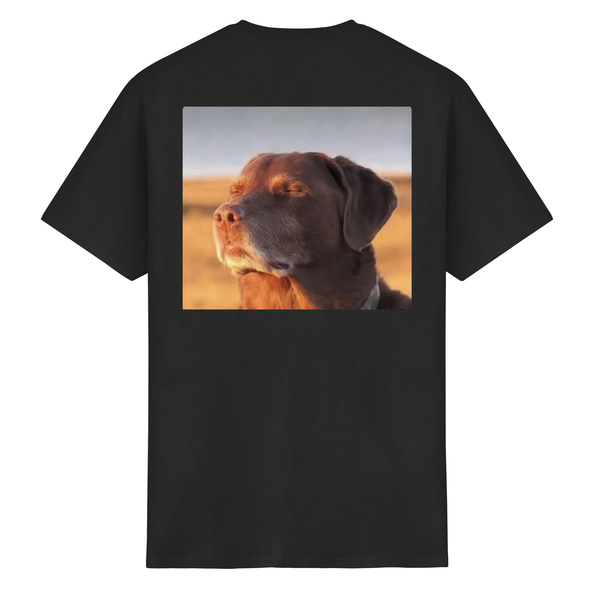 Dog with closed eyes meme - Heavy Cotton T-Shirt