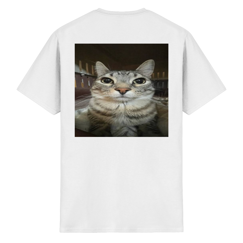 Staring cat meme  - Heavy Cotton T-Shirt