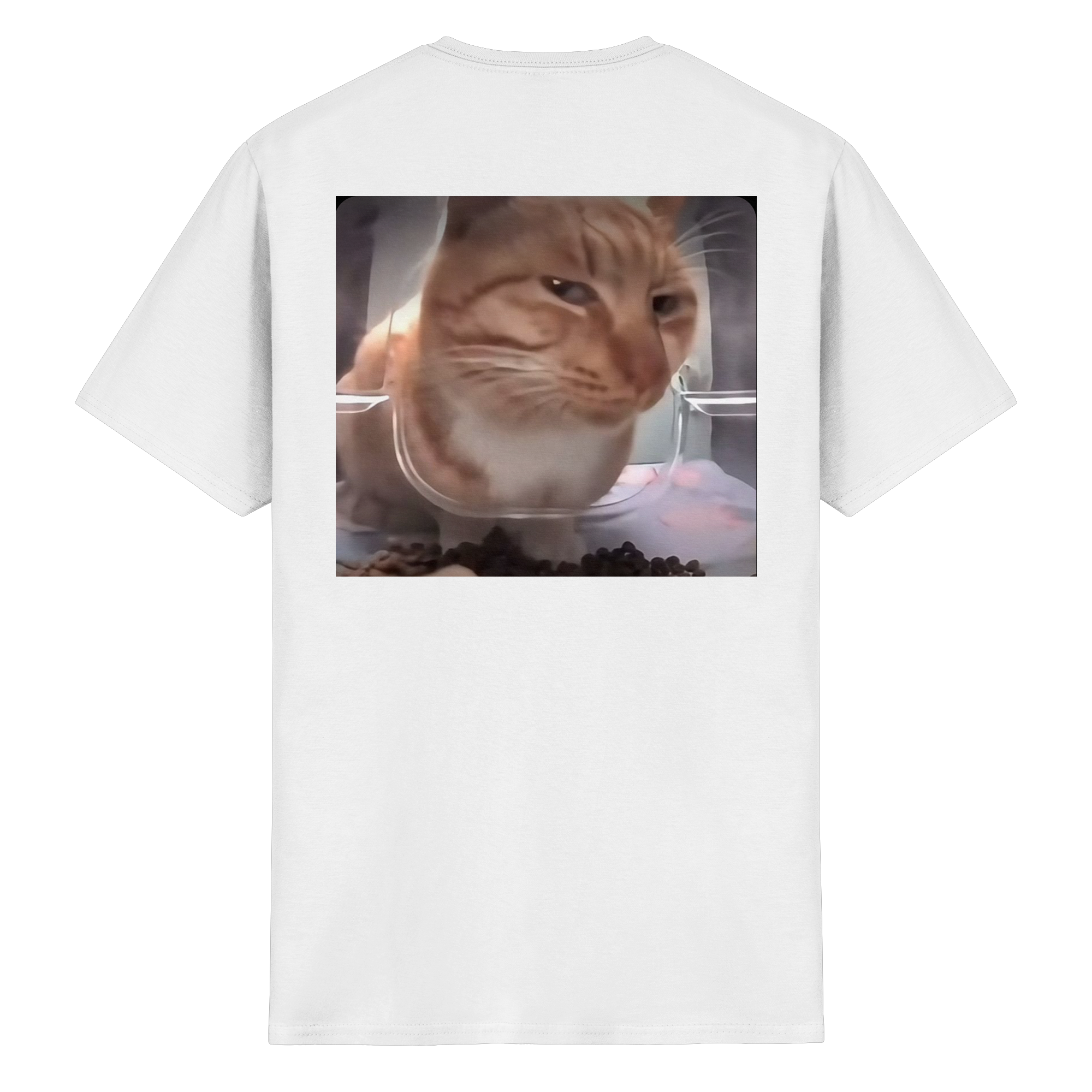Suspicious cat meme  - Heavy Cotton T-Shirt