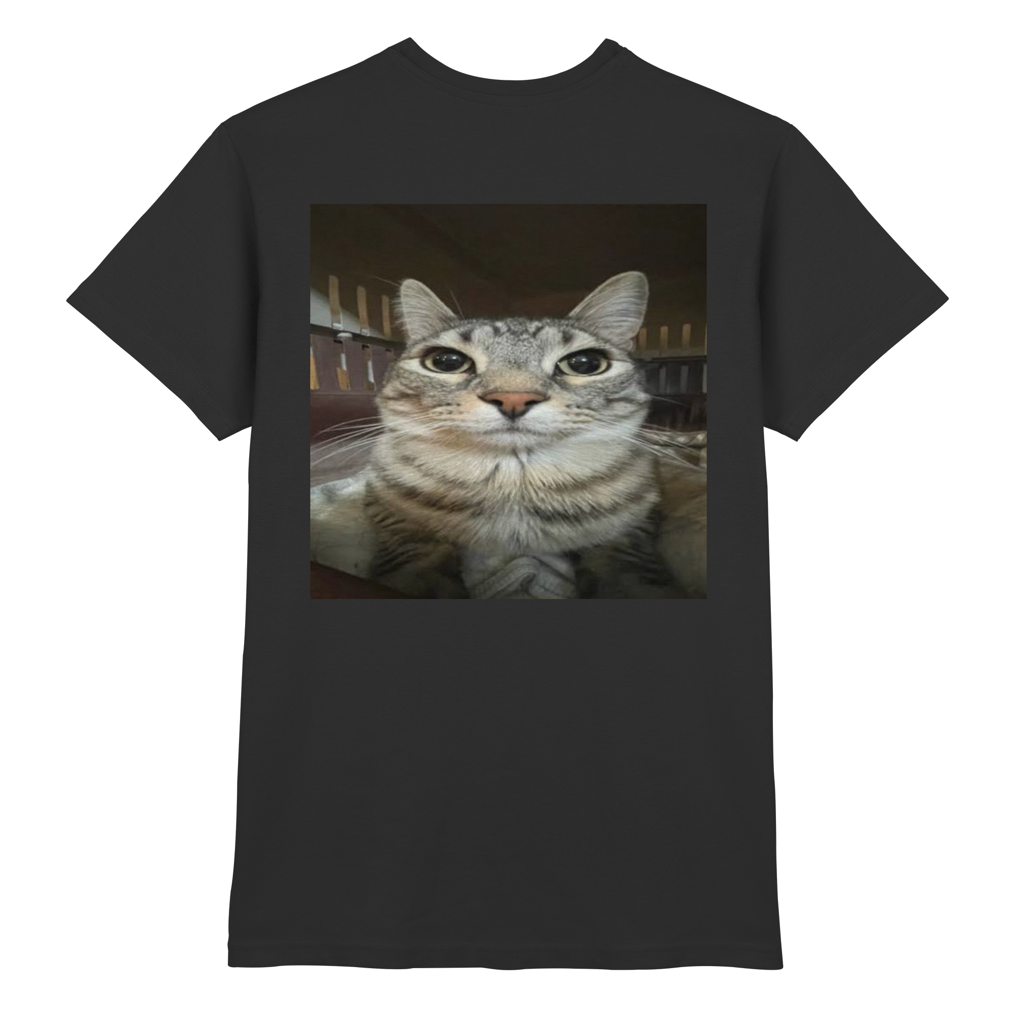 Staring cat meme  - Premium Shirt