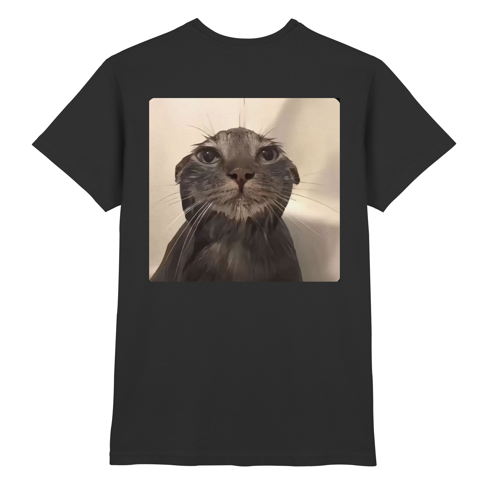 Wet Cat meme - Premium Shirt