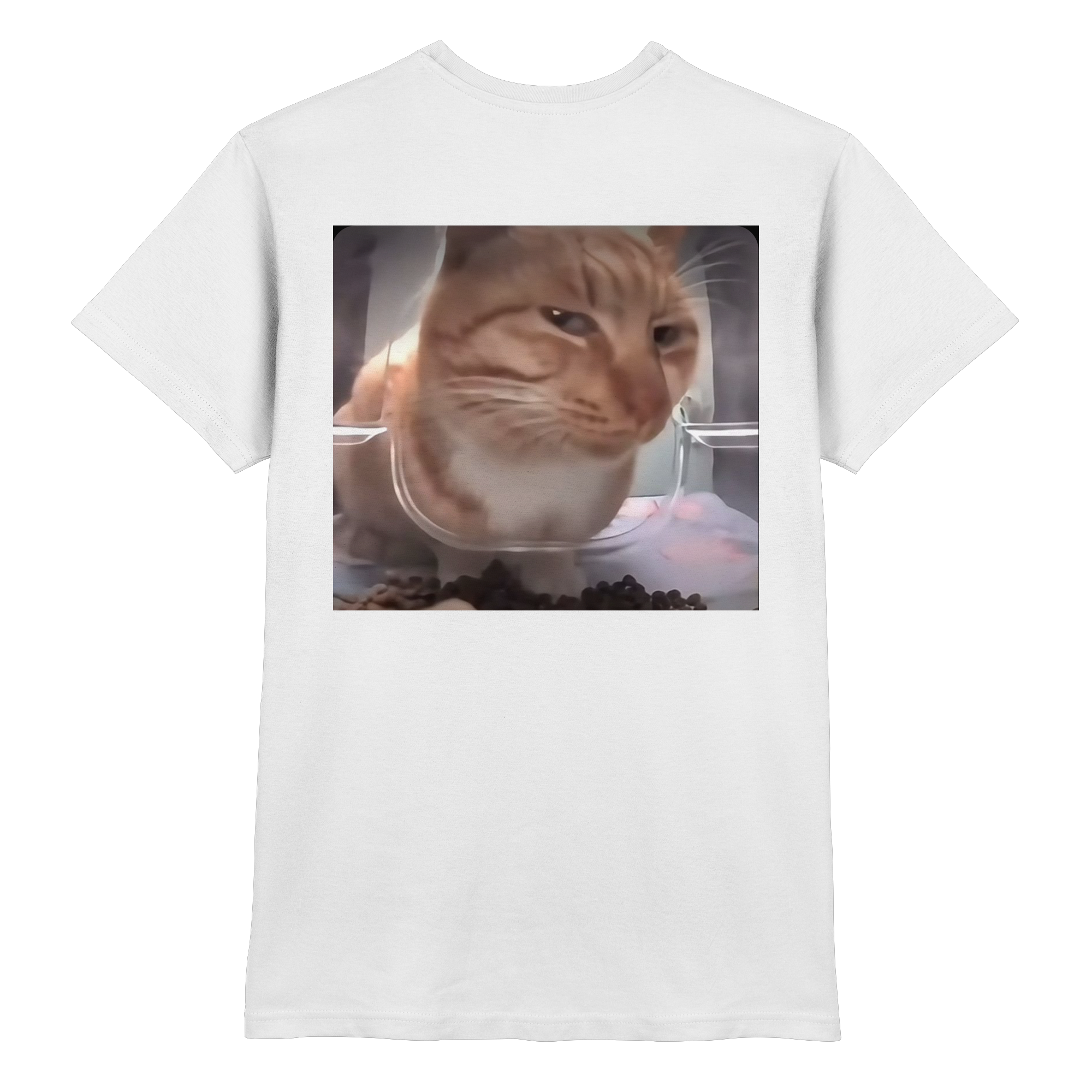 Suspicious cat meme  - Premium Shirt