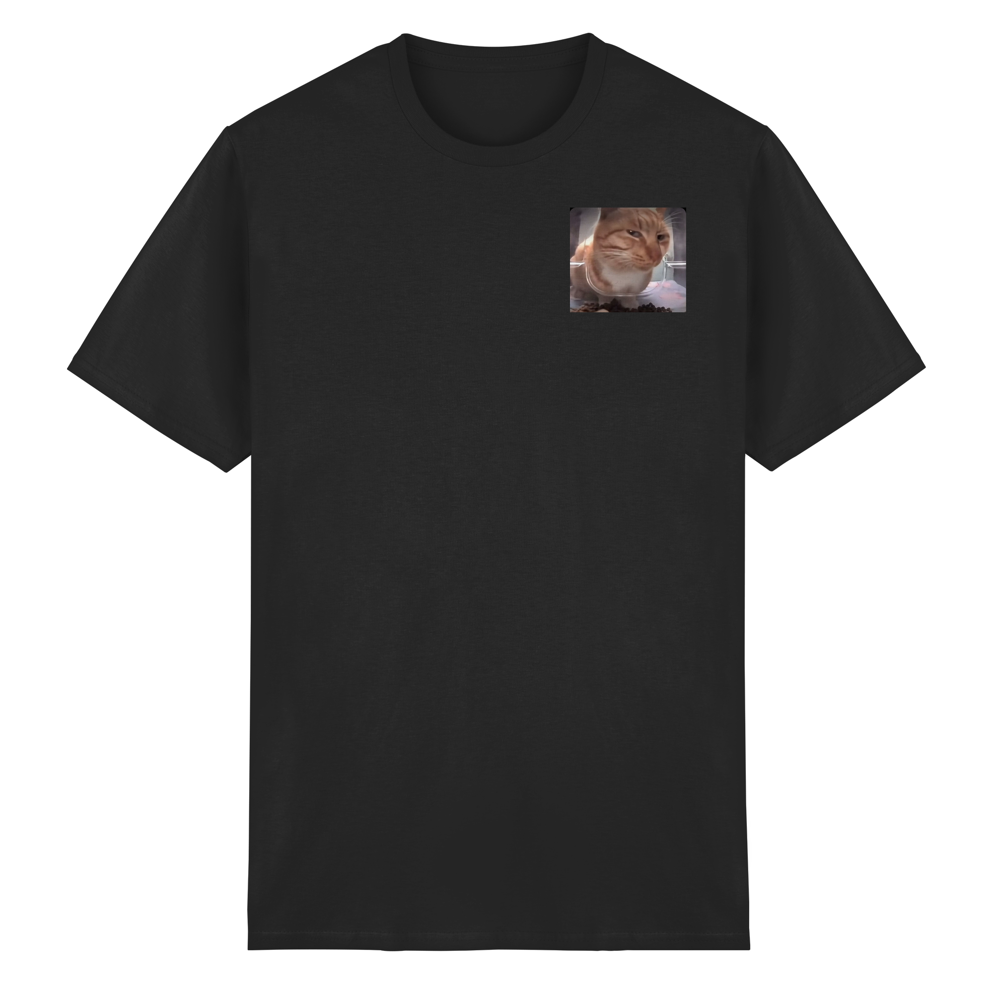 Suspicious cat meme  - Heavy Cotton T-Shirt