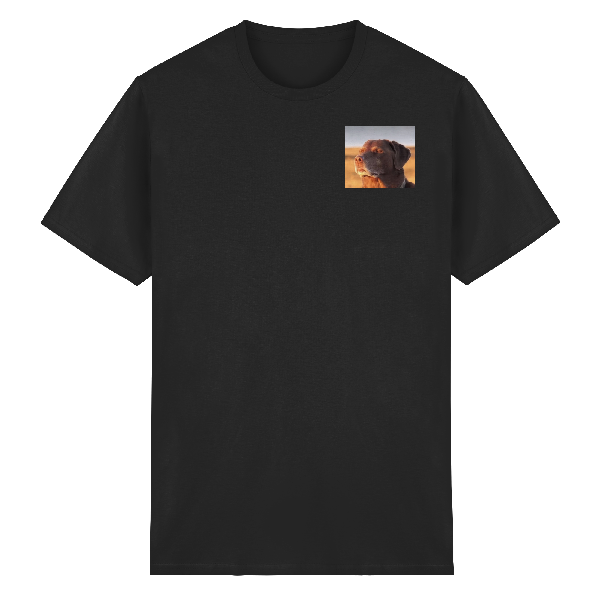 Dog with closed eyes meme - Heavy Cotton T-Shirt