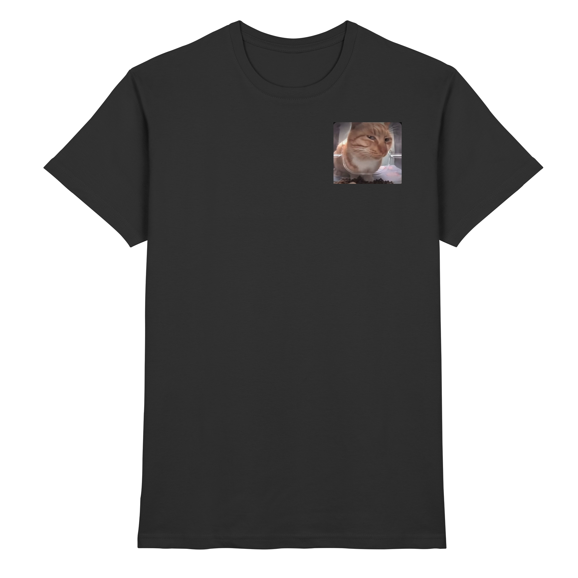 Suspicious cat meme  - Premium Shirt
