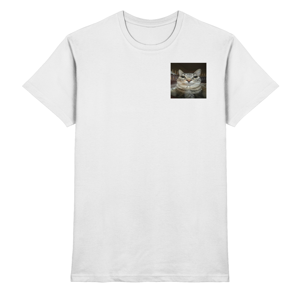 Staring cat meme  - Premium Shirt