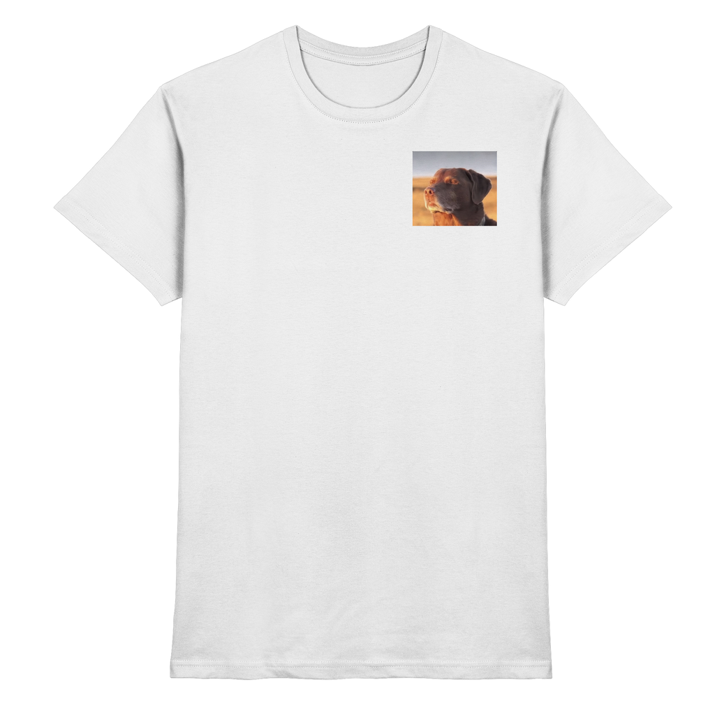 Dog with closed eyes meme - Premium Shirt